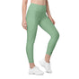 Leggings con Bolsillos Dark Sea Green | Mallas Sostenibles de Cintura Alta – Om Domo