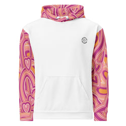 Sudadera unisex Pink Harmony – minimalismo con un toque vibrante