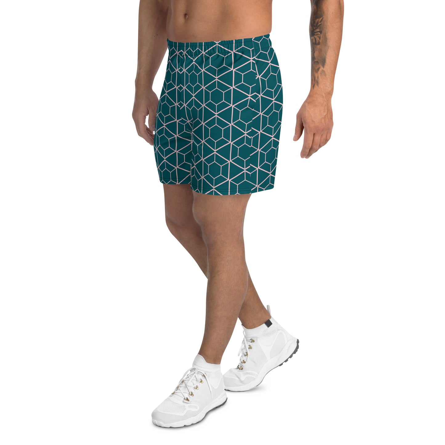 Pantalones cortos de deporte con diseño geometrico