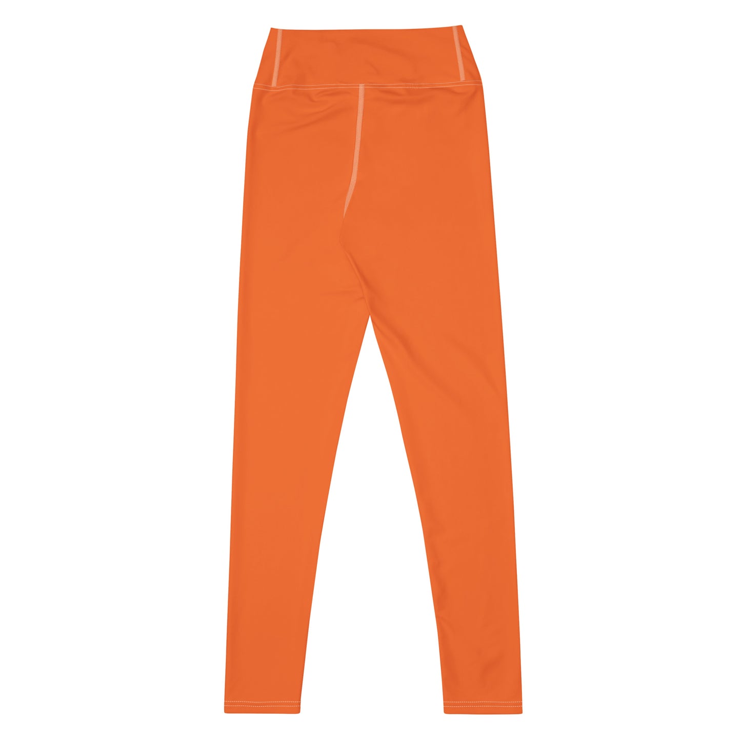 Leggings Naranja de yoga con bolsillo