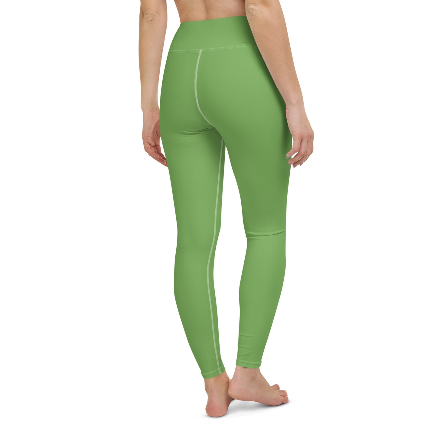 Leggings Verde de yoga con bolsillo