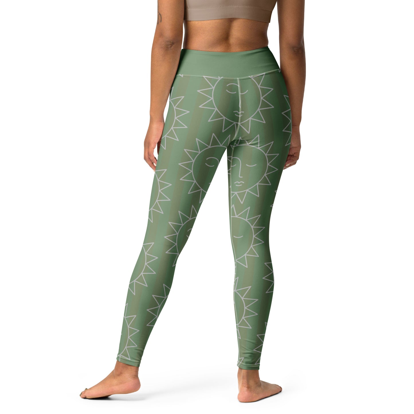 Leggings Sol Verde amulette de yoga avec sac