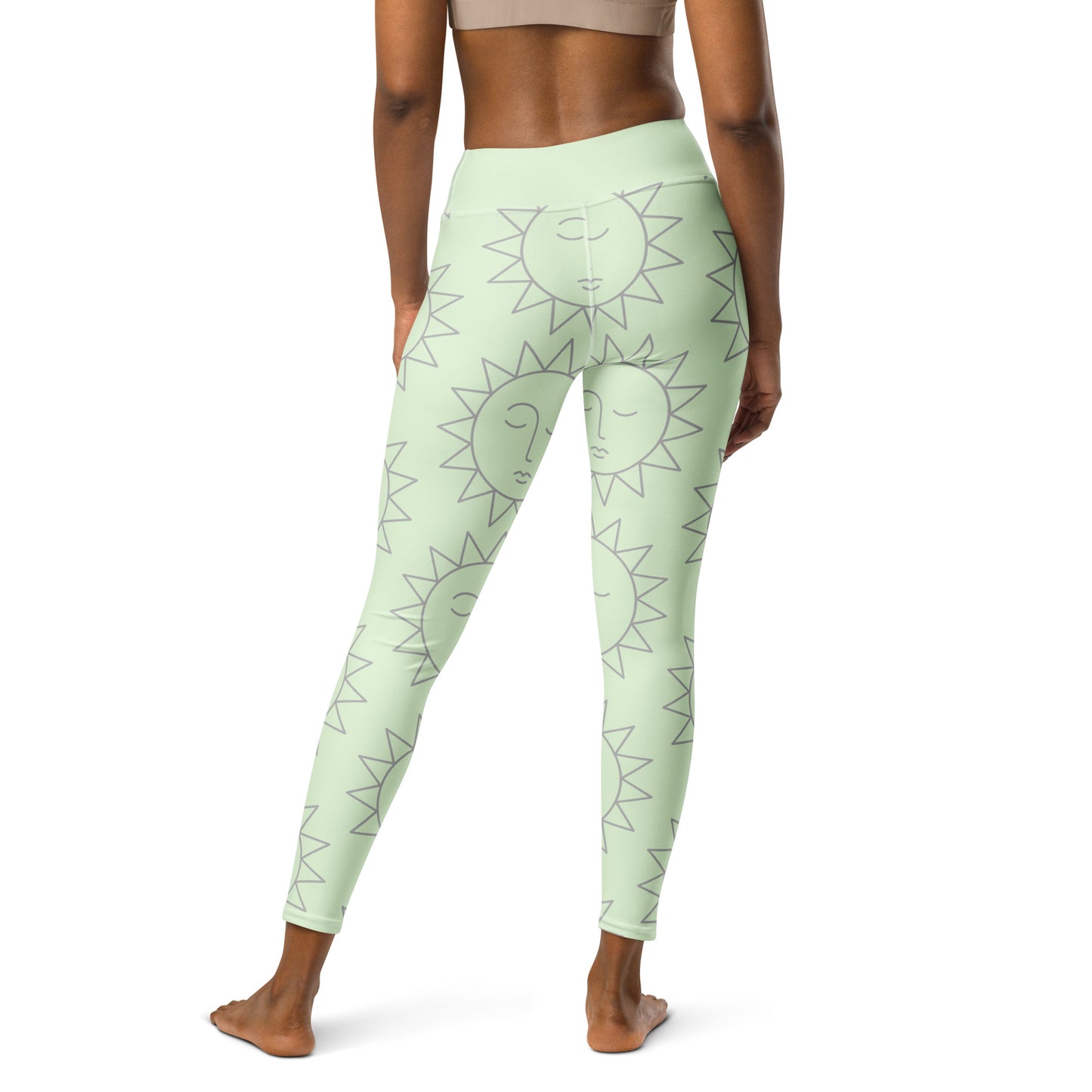 Leggings Sol Verde Panache de yoga con bolsillo