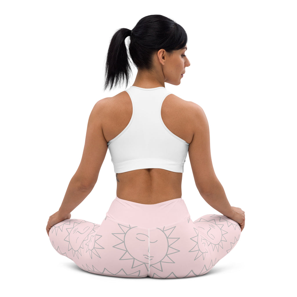 Leggings Pale Pink Sol de yoga: Suavidad y Resplandor en Cada Sesión ☀️