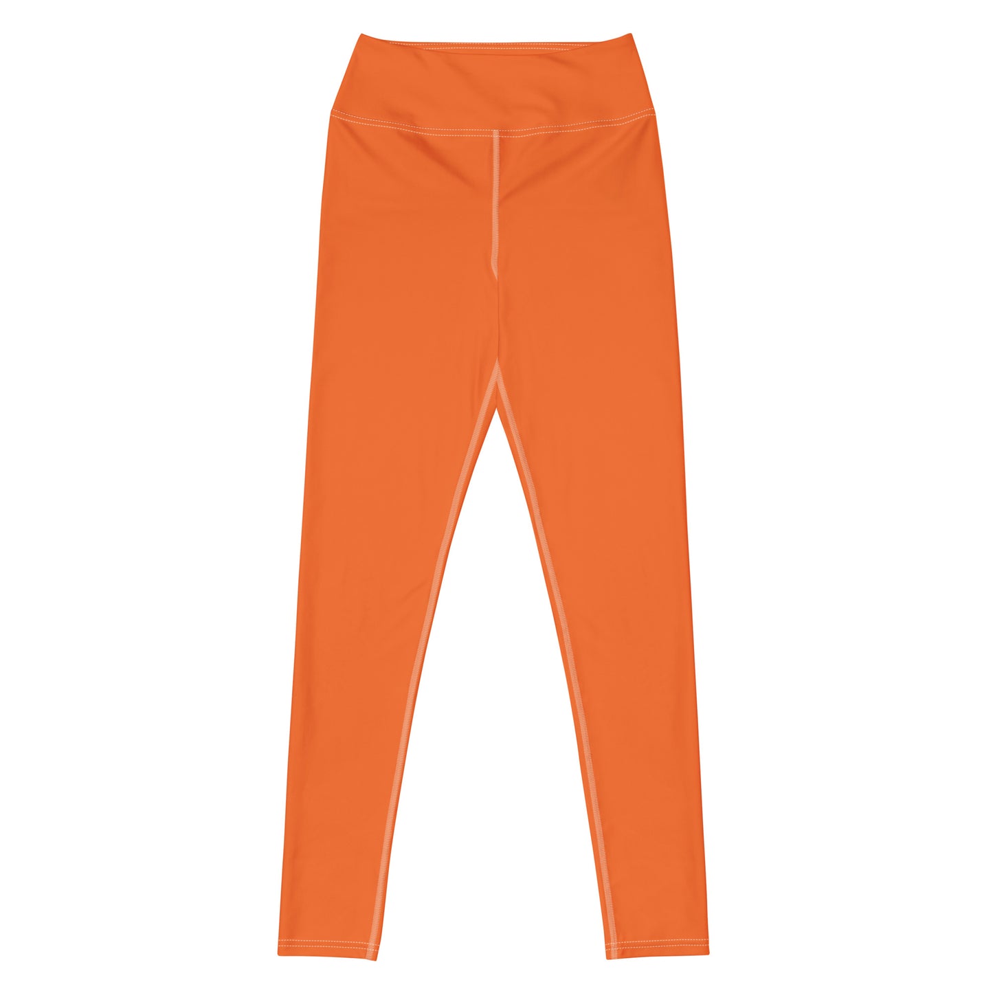 Leggings Naranja de yoga con bolsillo