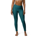 Petrol Blue Yoga Leggings with Pocket