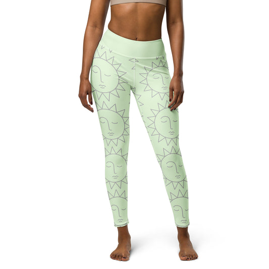 Leggings Sol Verde Panache de yoga con bolsillo