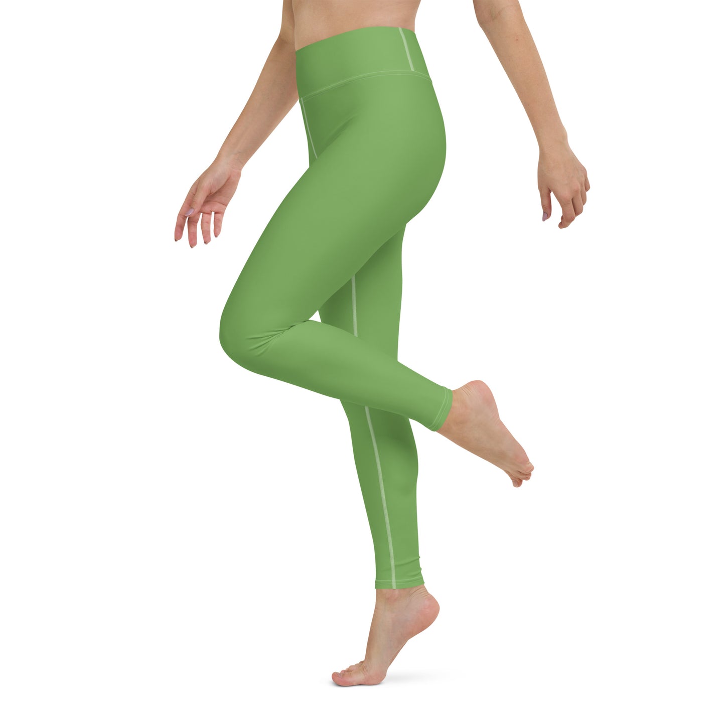 Leggings Verde de yoga con bolsillo