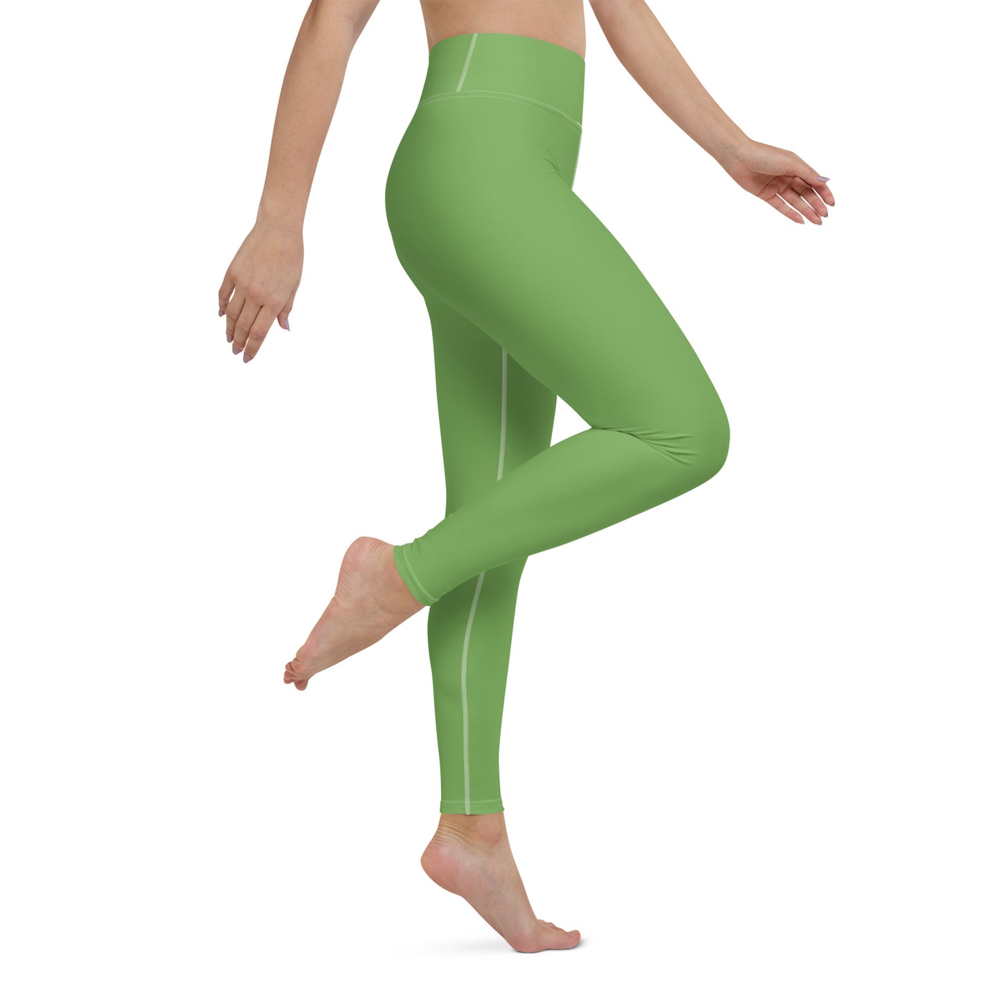 Leggings Vert de yoga avec sac