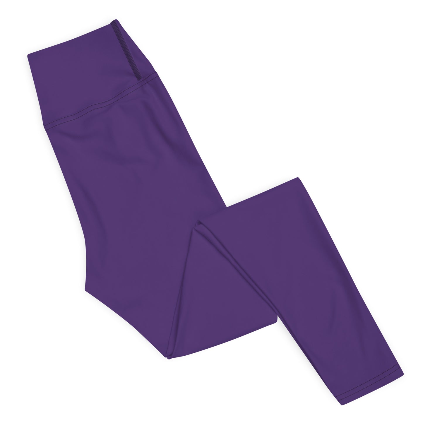 Purple yoga leggings with pocket