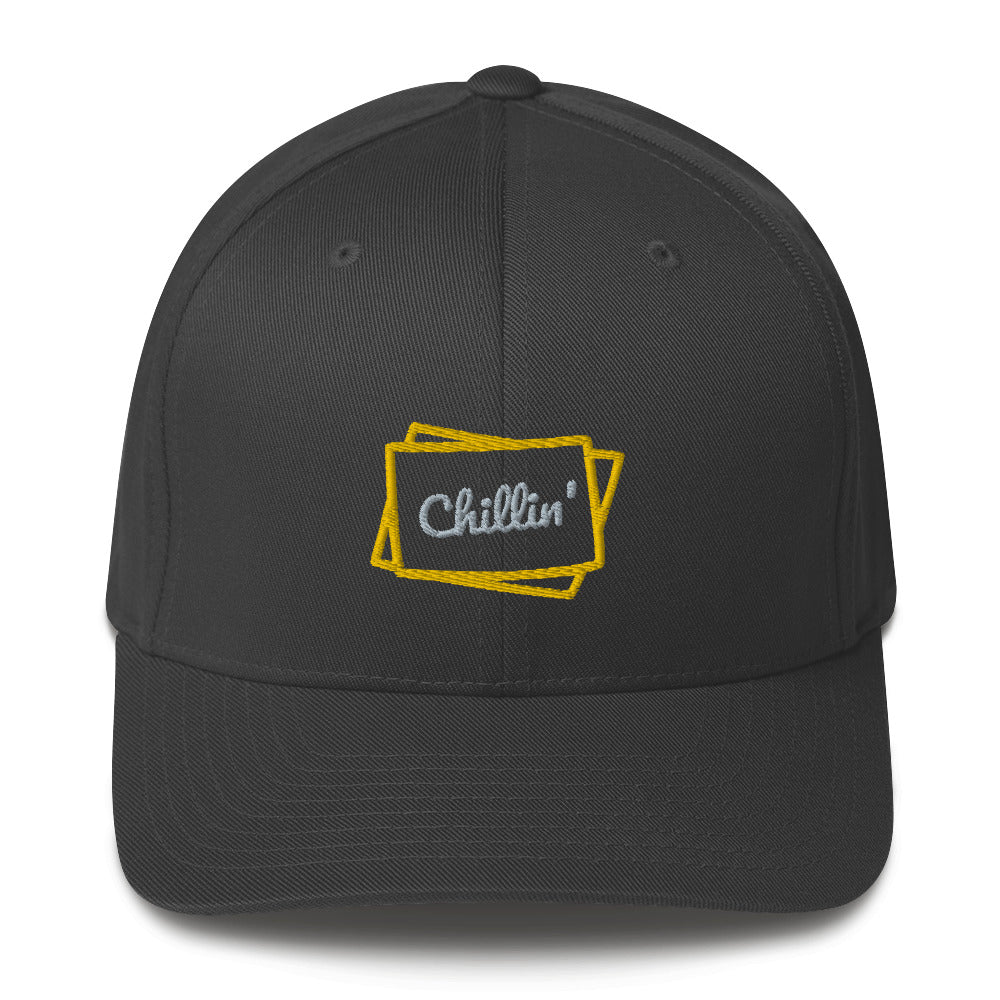 Gorra cerradas por detrás con un diseño Chillin