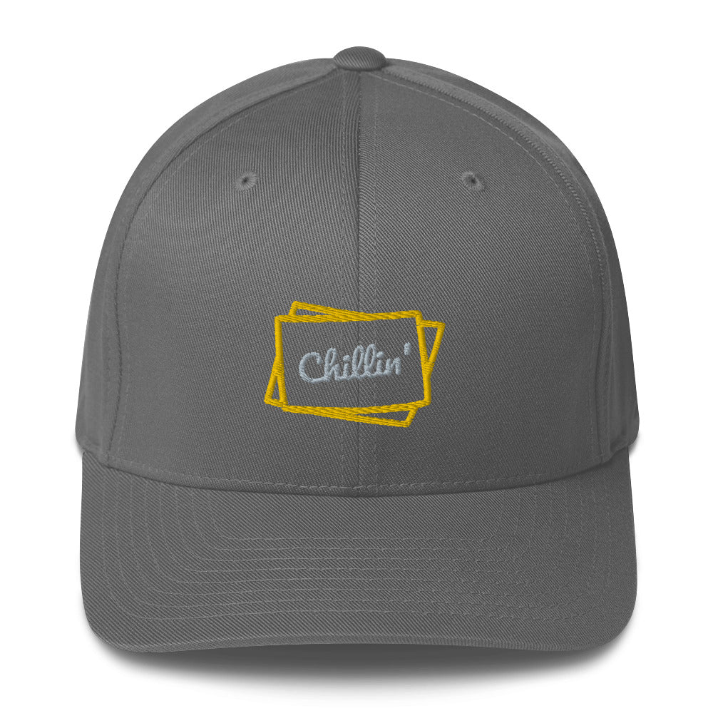 Gorra cerradas por detrás con un diseño Chillin