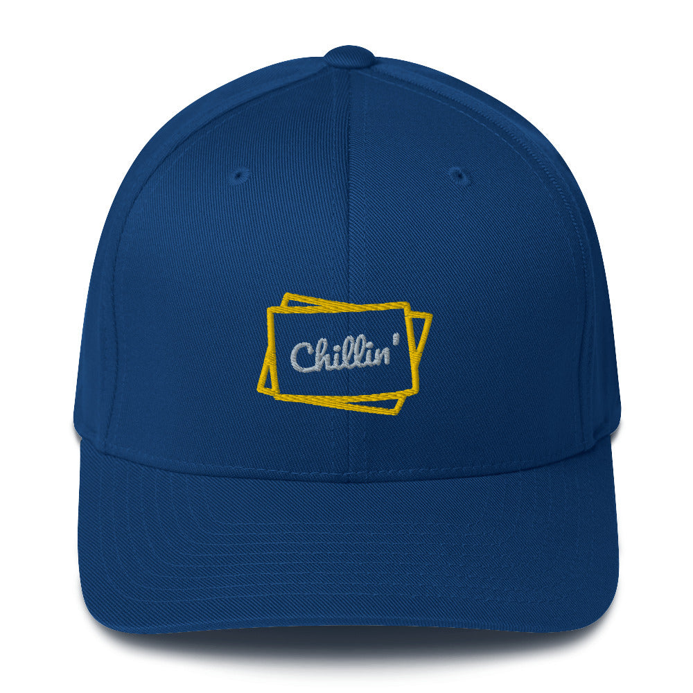 Gorra cerradas por detrás con un diseño Chillin