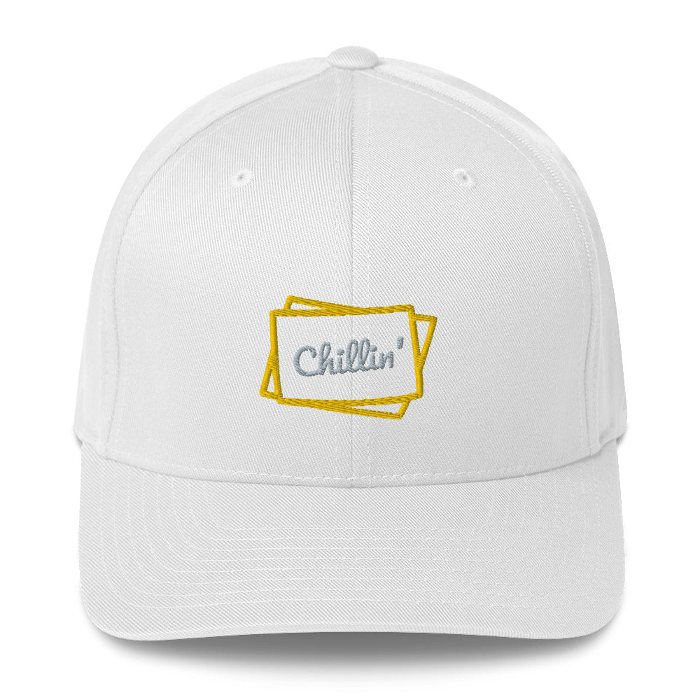 Gorra cerradas por detrás con un diseño Chillin