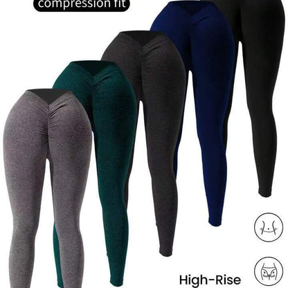 Leggings Deportivos Mujer Cintura en V Efecto Lifting | 8 Diseños