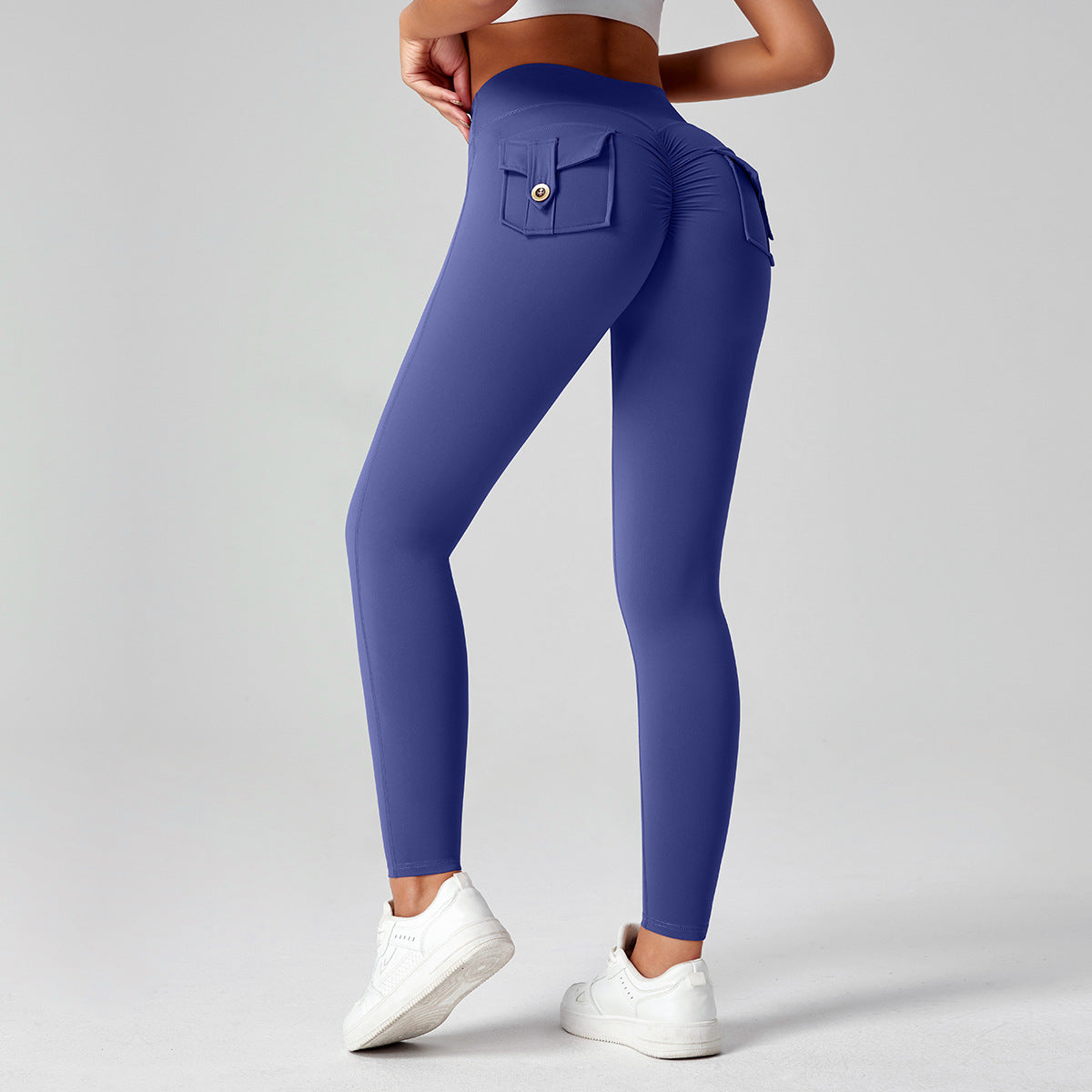 Leggings Fitness Cintura Alta Efecto Lifting con Bolsillos | 25 Colores