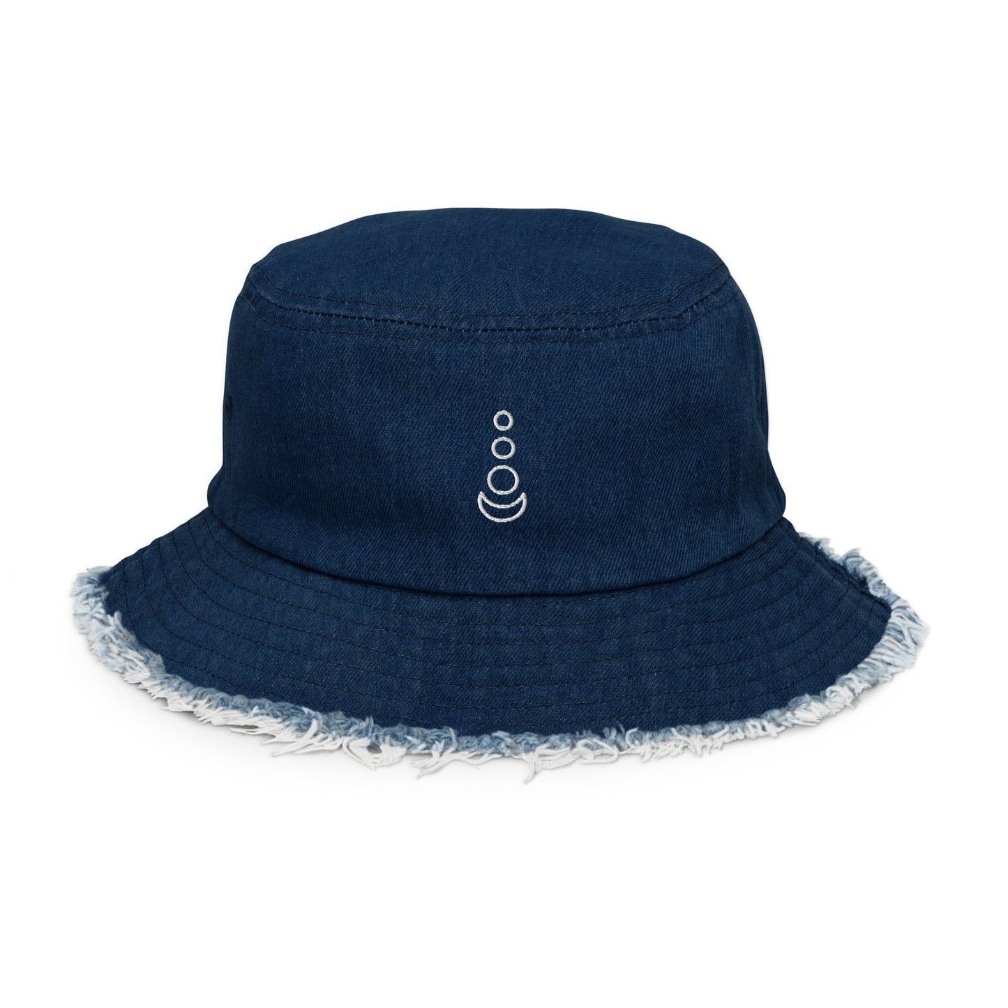 Distressed Denim Fisherman Hat