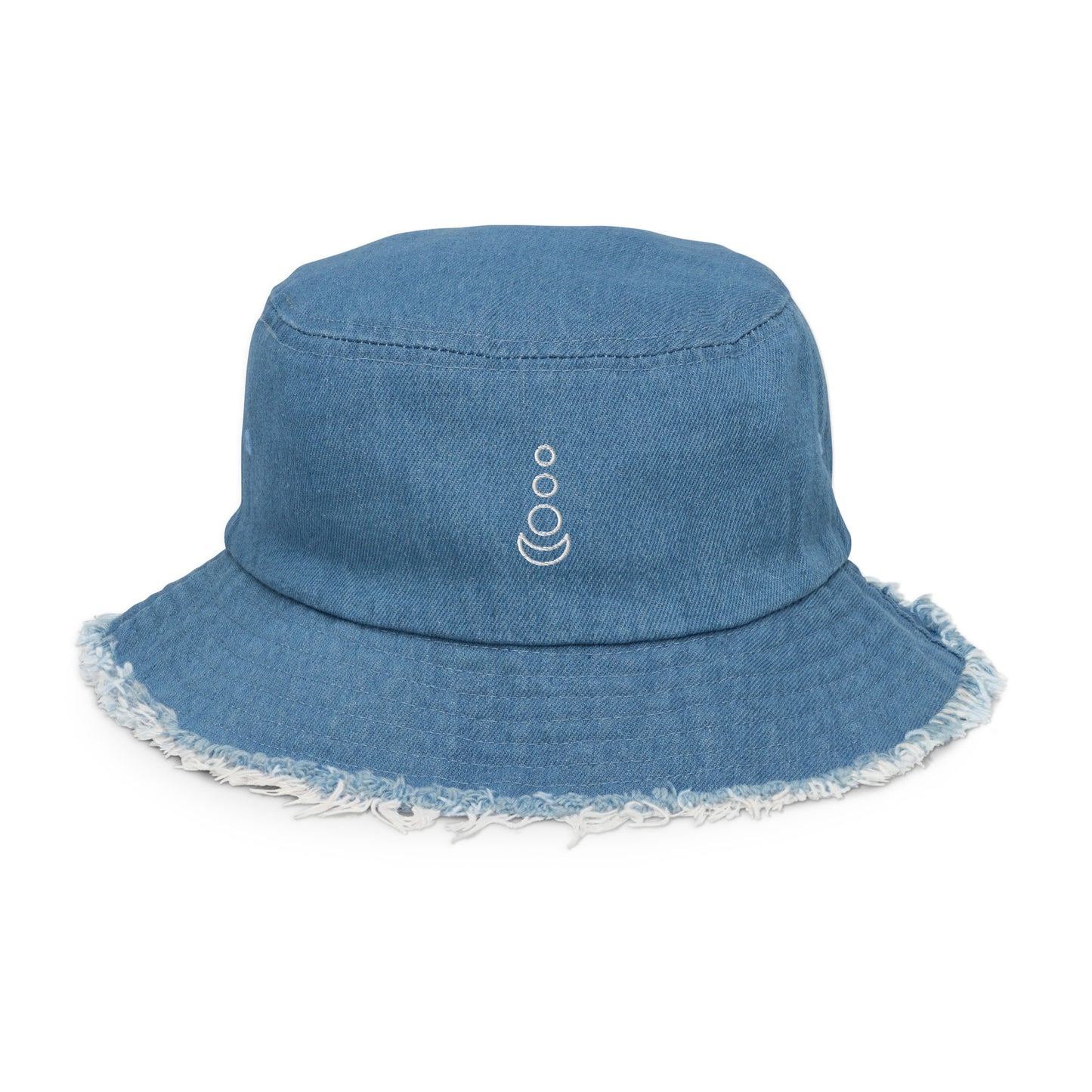 Distressed Denim Fisherman Hat