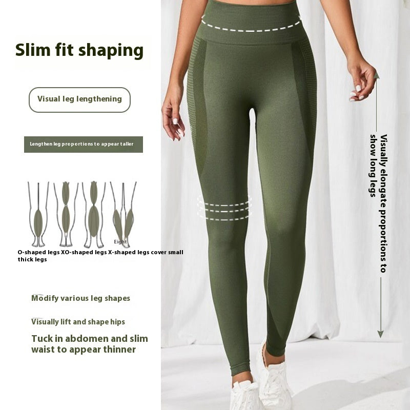 Leggings Deportivos Seamless Mujer · Ajuste Slim & Efecto Realce