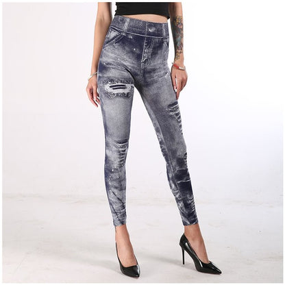 Leggings Efecto Jeans Mujer | Uso Diario · 8 Diseños Disponibles