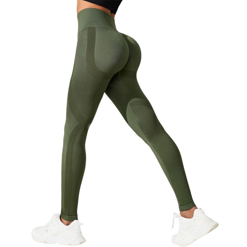 Leggings Deportivos Seamless Mujer · Ajuste Slim & Efecto Realce