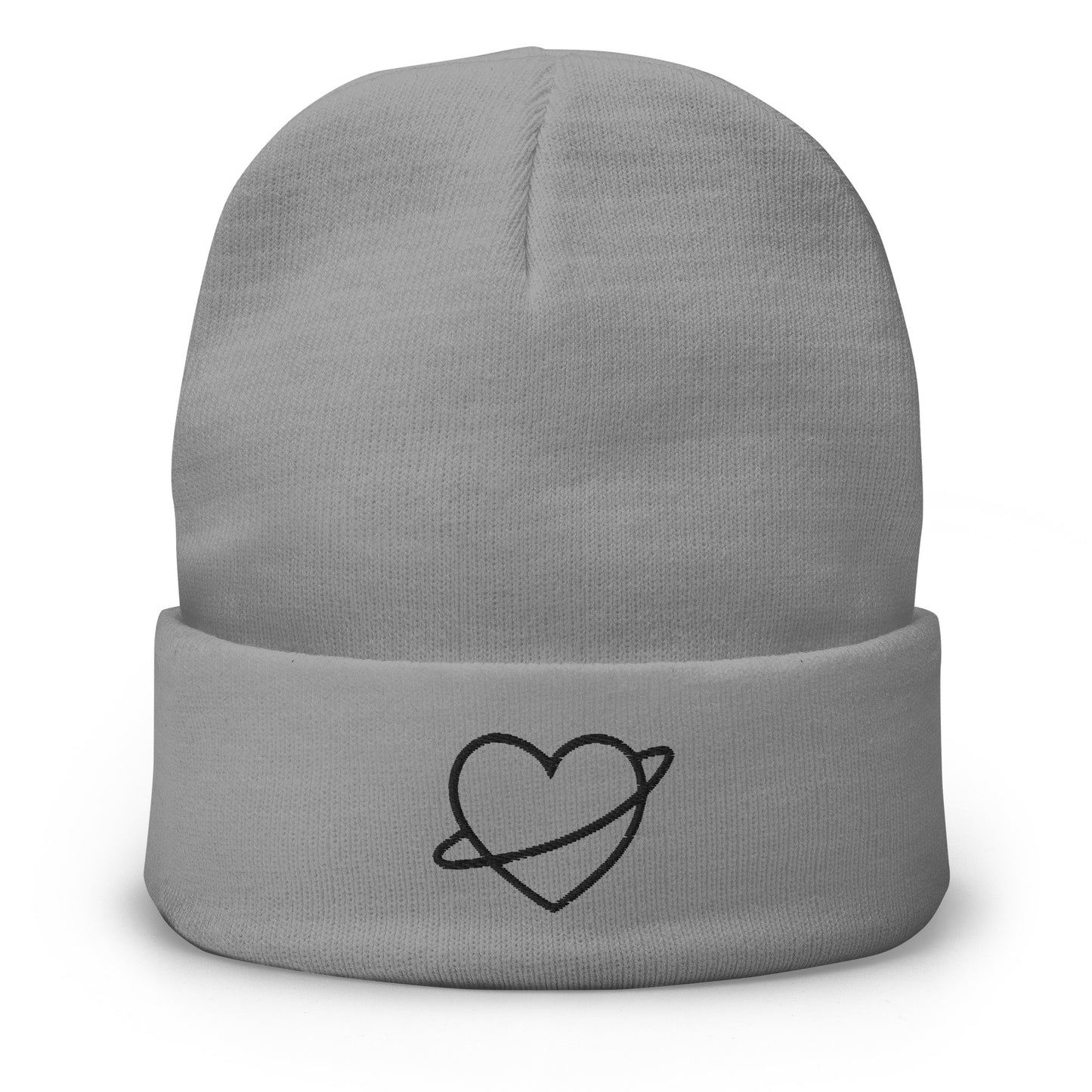 Embroidered hat with heart