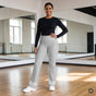 Leggings acampanados — Plata — imagen generada con IA a partir de la foto real del producto