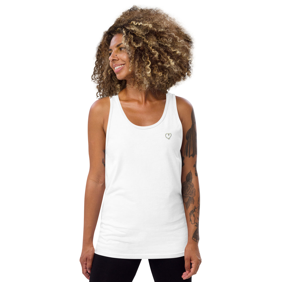 Tank Top Atemporal de Algodón con Corazón