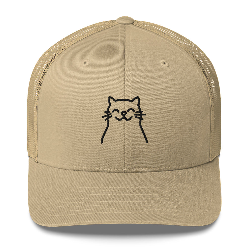 Gorra tipo trucker Gato Feliz