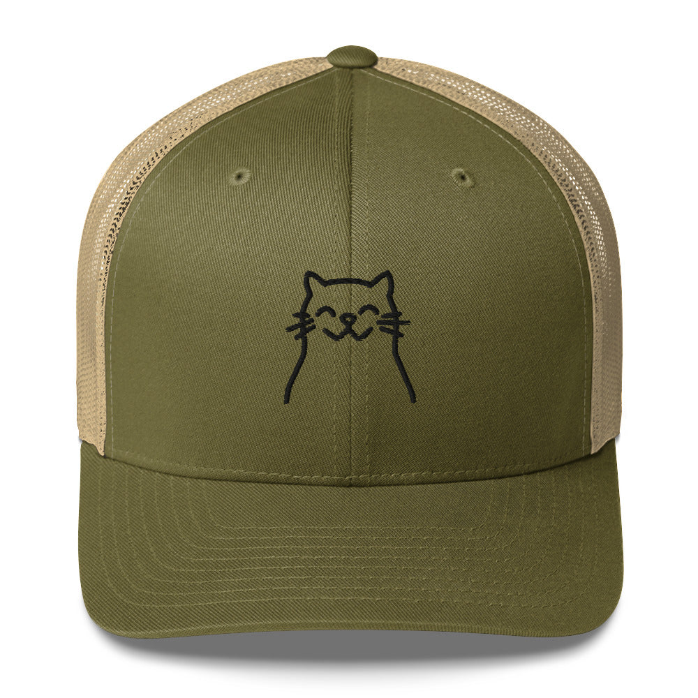 Gorra tipo trucker Gato Feliz