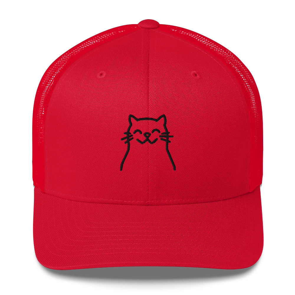 Gorra tipo trucker Gato Feliz