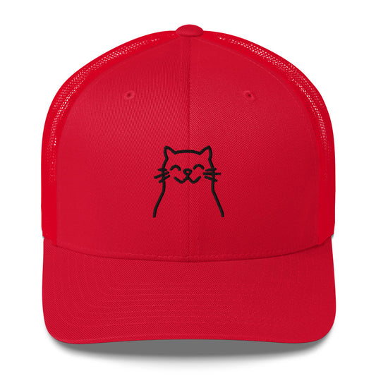 Gorra tipo trucker Gato Feliz