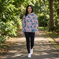 Sudadera con capucha diseño de tigres · 95 % poliéster reciclado
