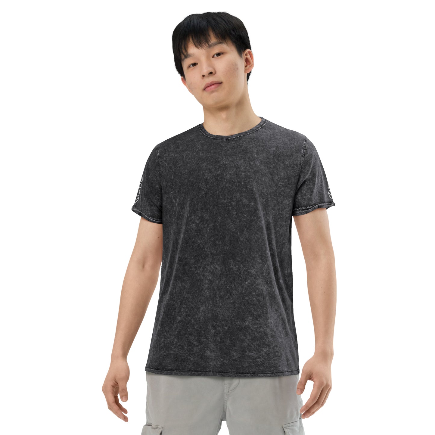 Zhao &gt; Essential Cotton Denim T-shirt | Soft and Comfortable