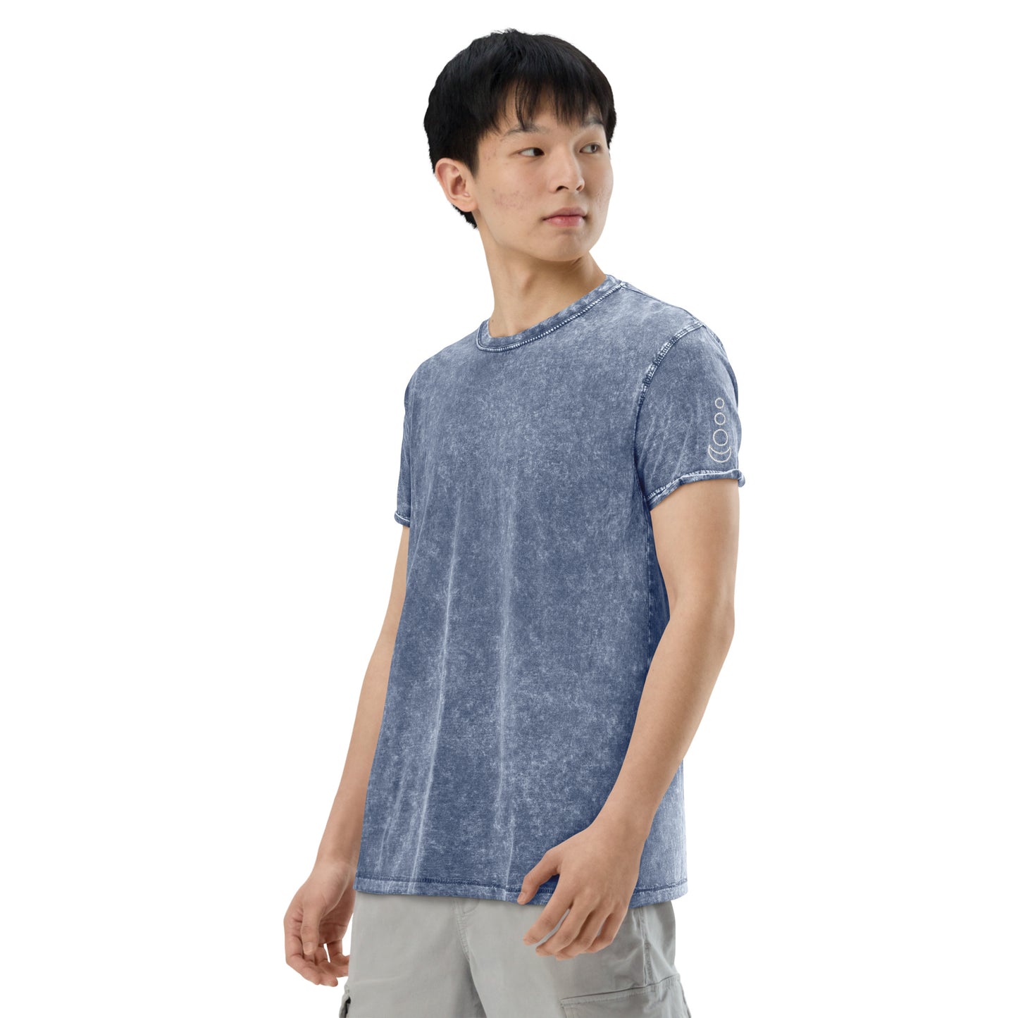 Zhao &gt; Essential Cotton Denim T-shirt | Soft and Comfortable