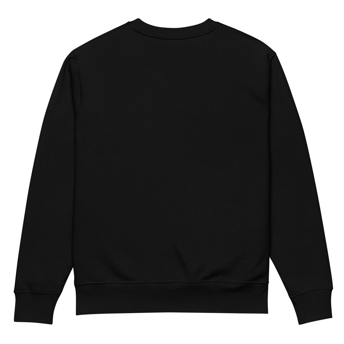 Sudadera Om mini bordada negra, espalda
