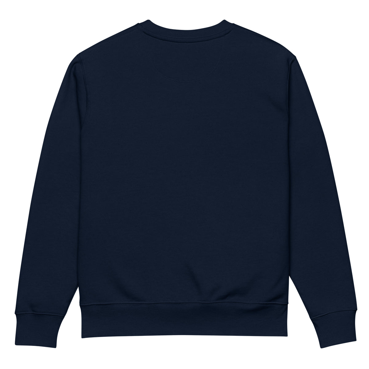 Sudadera Om mini bordada azul marino, espalda