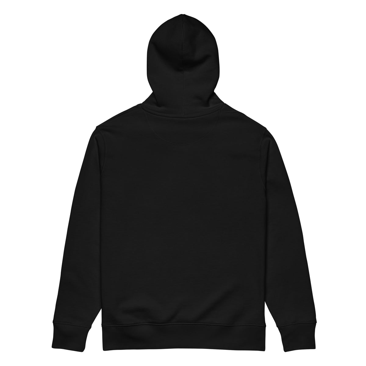 Sudadera con capucha Om bordada negra, espalda