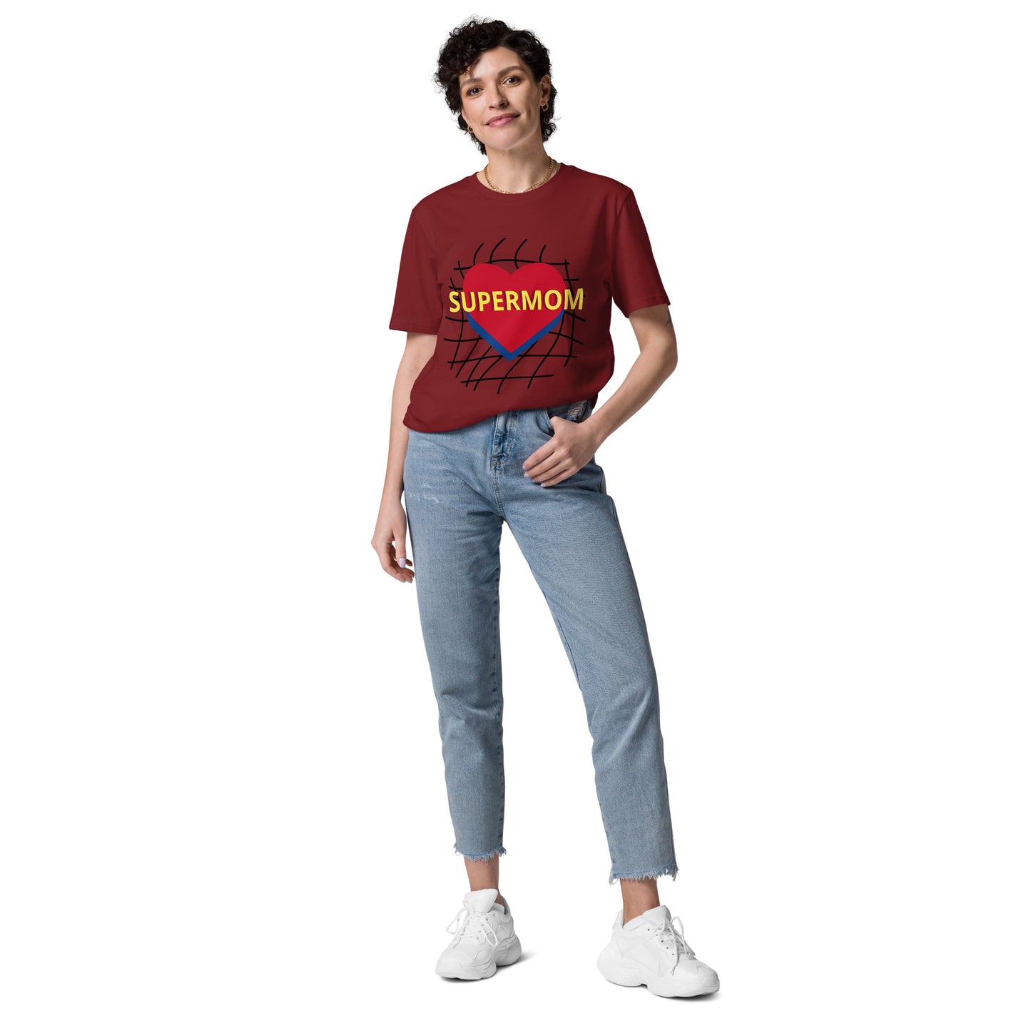 "Camiseta Unisex Orgánica 'Supermom' | Estilo, Comodidad y Sostenibilidad"