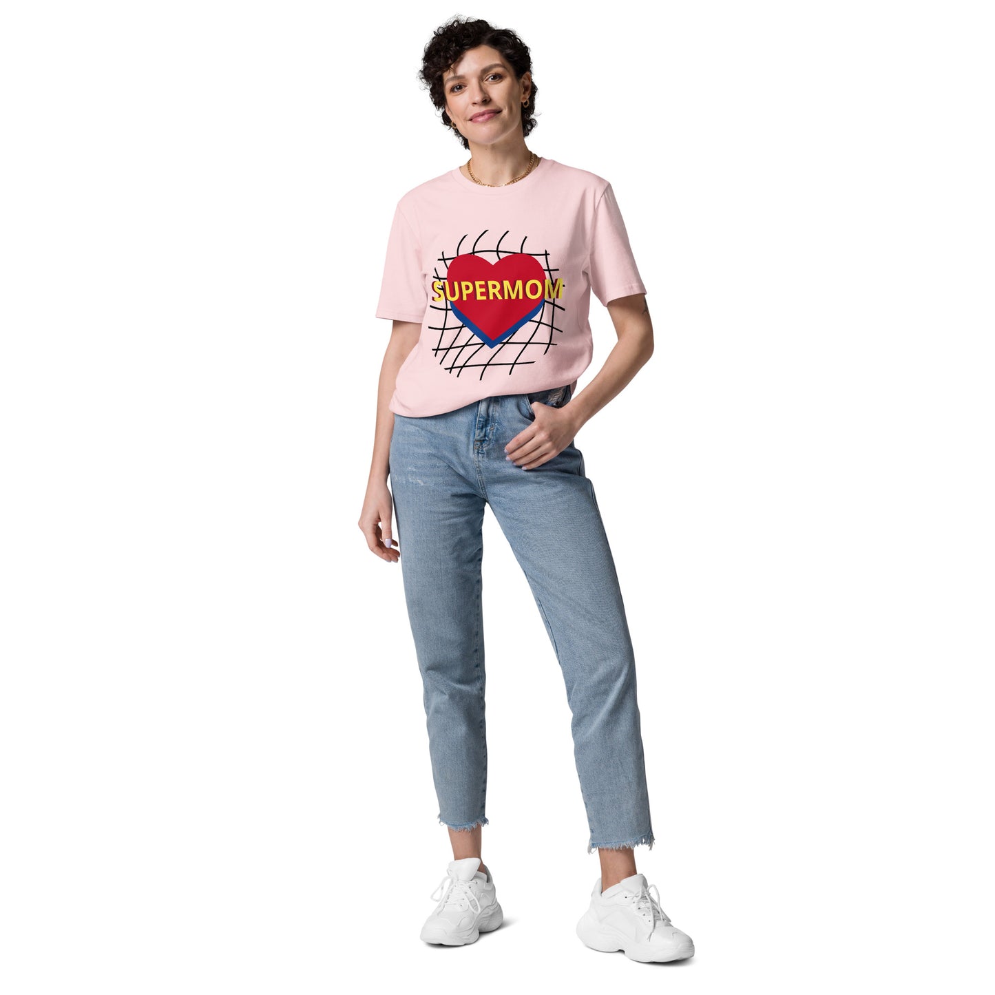 "Camiseta Unisex Orgánica 'Supermom' | Estilo, Comodidad y Sostenibilidad"