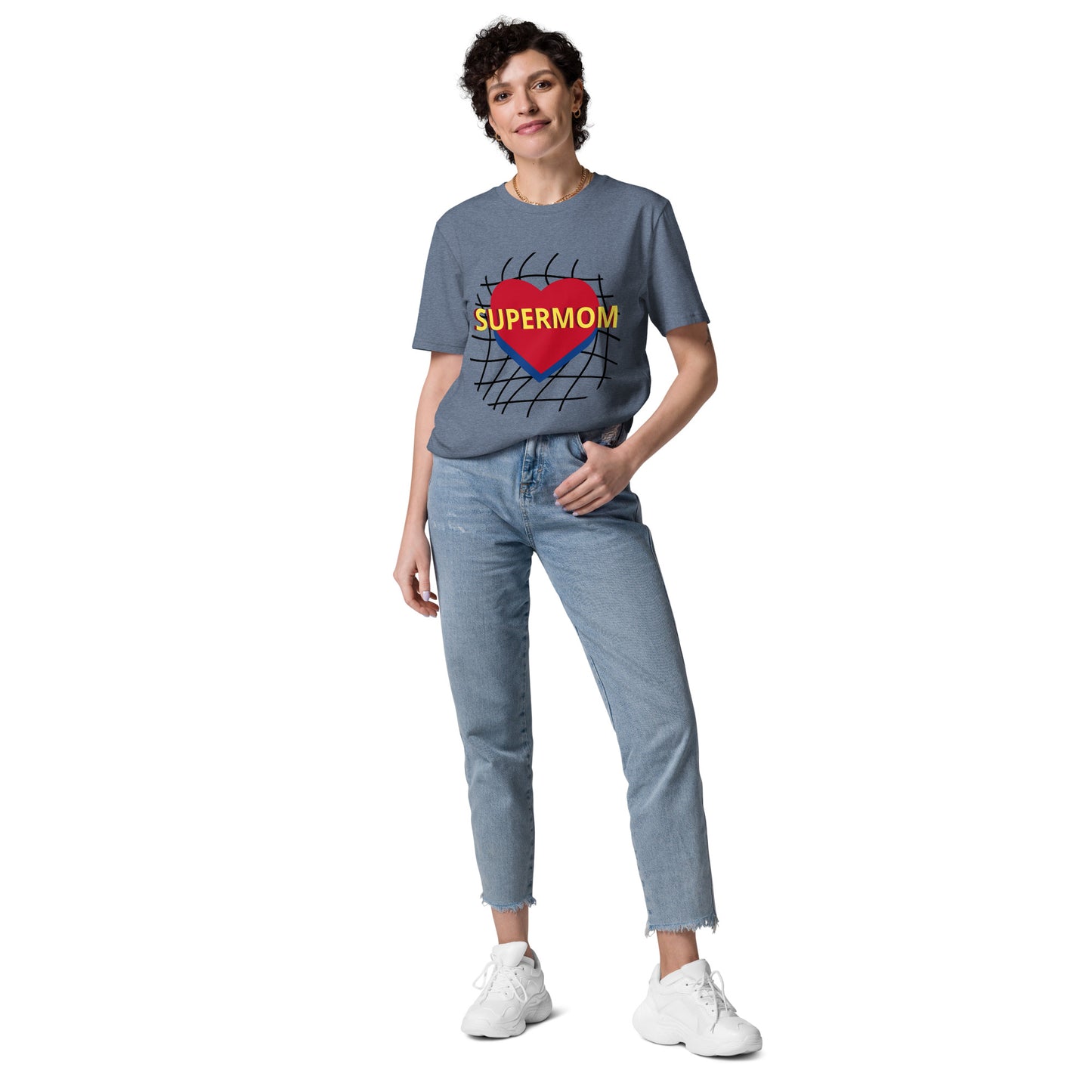 "Camiseta Unisex Orgánica 'Supermom' | Estilo, Comodidad y Sostenibilidad"