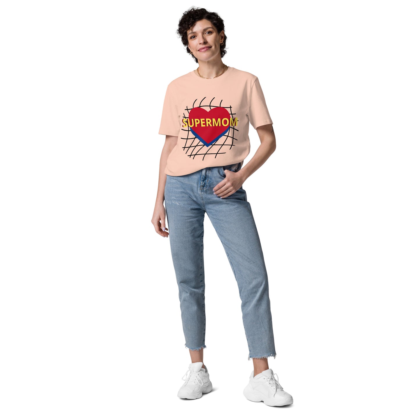 "Camiseta Unisex Orgánica 'Supermom' | Estilo, Comodidad y Sostenibilidad"