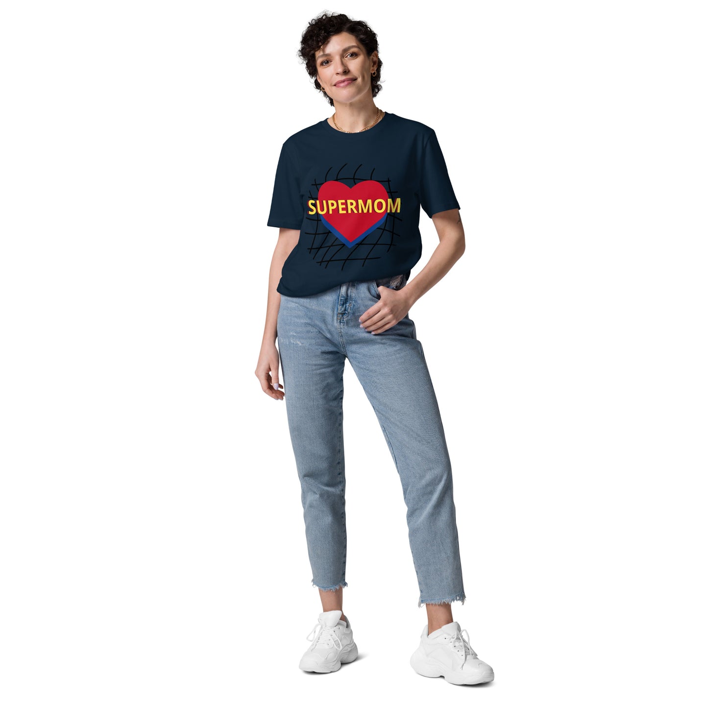 "Camiseta Unisex Orgánica 'Supermom' | Estilo, Comodidad y Sostenibilidad"