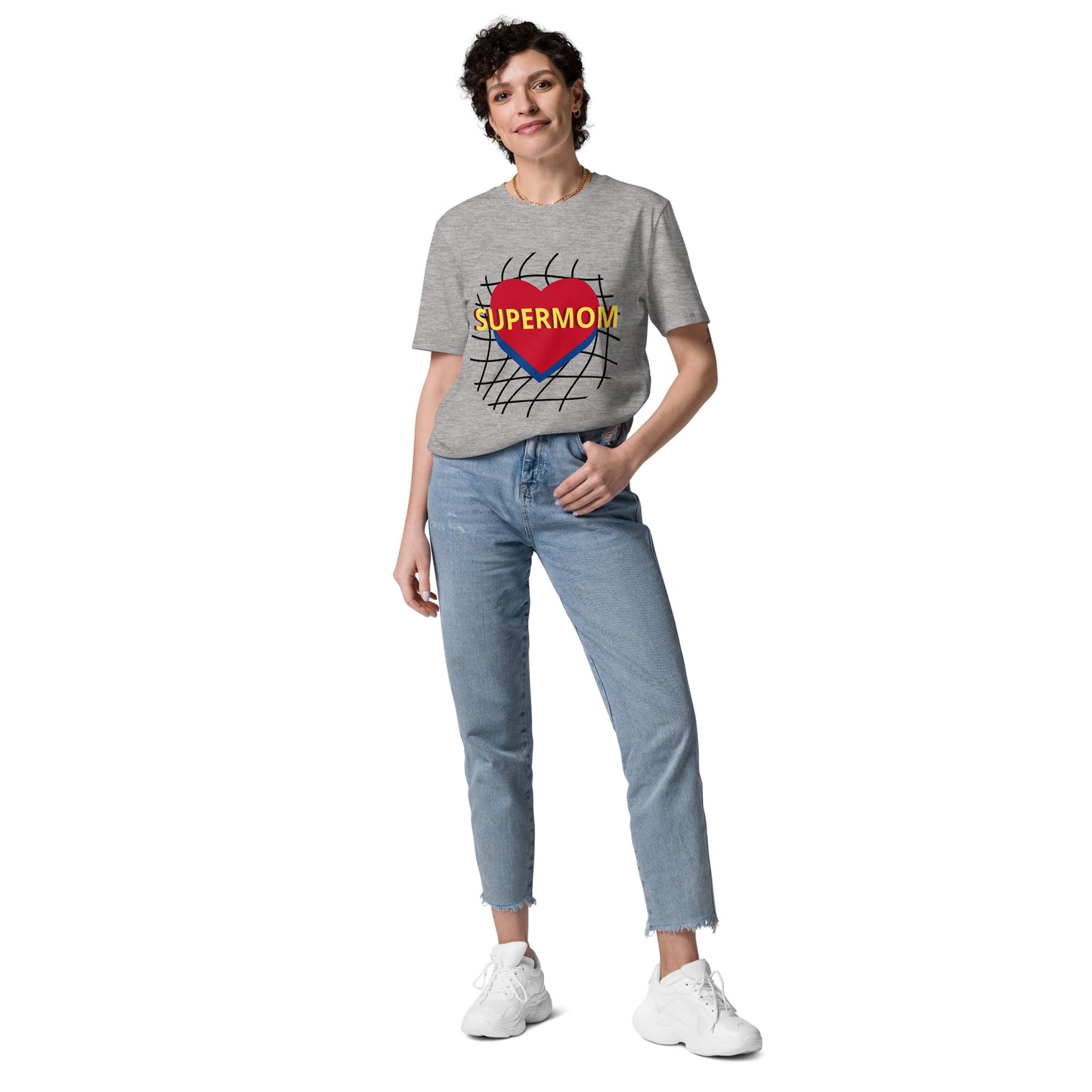 "Camiseta Unisex Orgánica 'Supermom' | Estilo, Comodidad y Sostenibilidad"