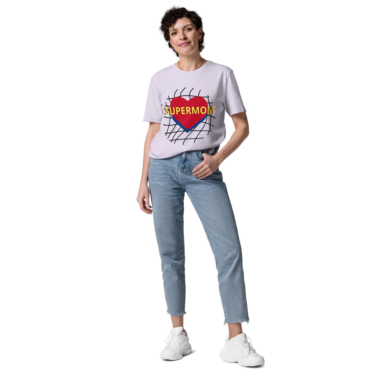 "Camiseta Unisex Orgánica 'Supermom' | Estilo, Comodidad y Sostenibilidad"