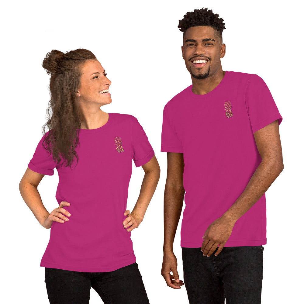 Camiseta unisex  Piña invertida - Símbolo de amor para tí