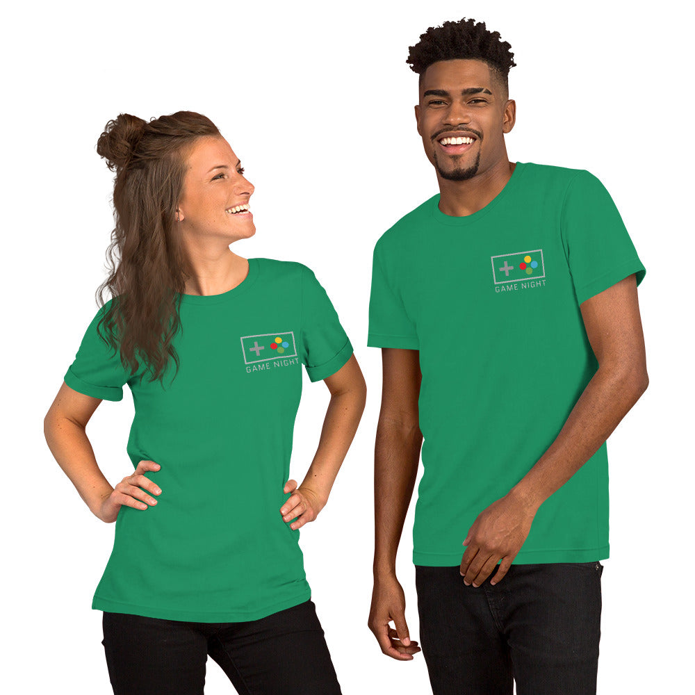 Camiseta Unisex "Game Night" – Suavidad, Comodidad y Estilo Gamer en Varios Colores