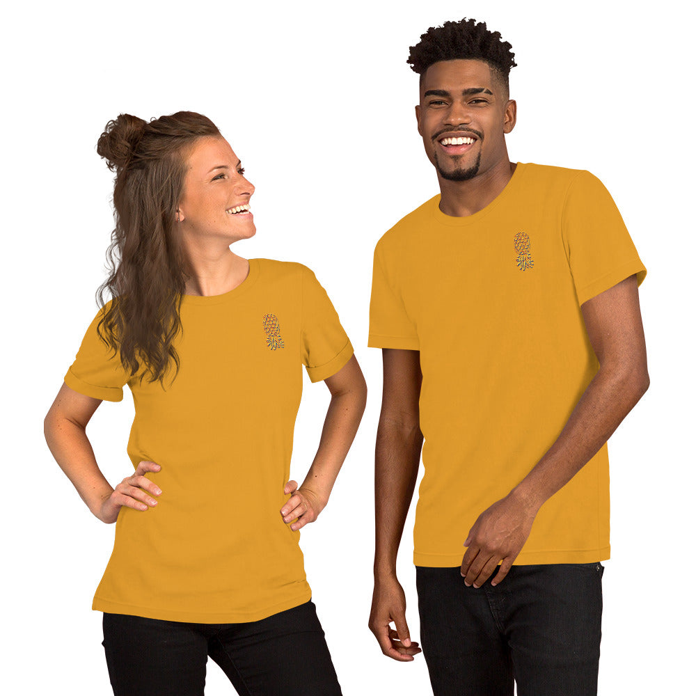 Camiseta unisex  Piña invertida - Símbolo de amor para tí