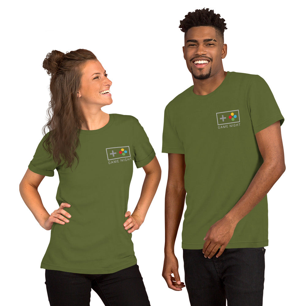 Camiseta Unisex "Game Night" – Suavidad, Comodidad y Estilo Gamer en Varios Colores