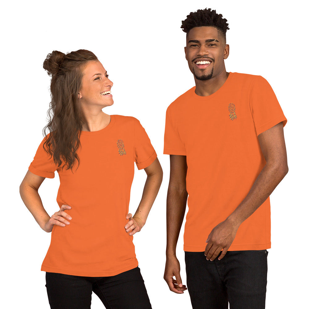 Camiseta unisex  Piña invertida - Símbolo de amor para tí